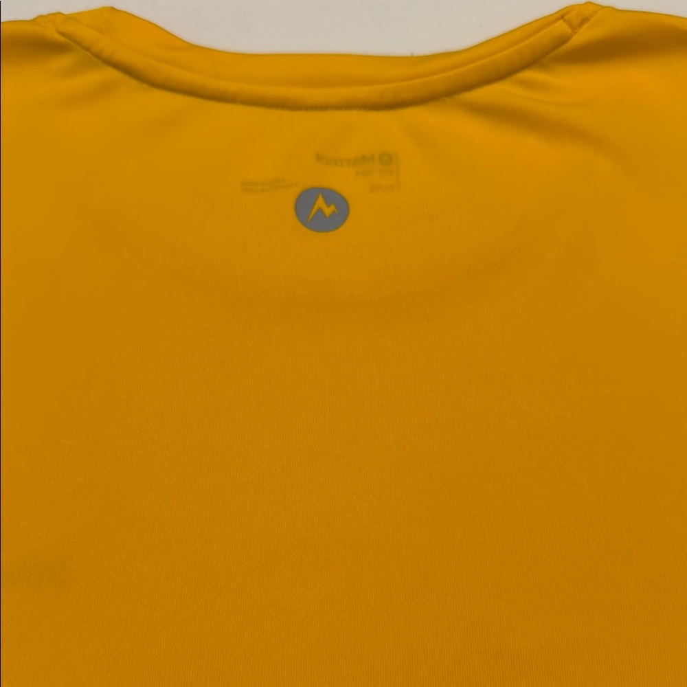 Marmot Men's Yellow Shirt - Picture 6 of 9